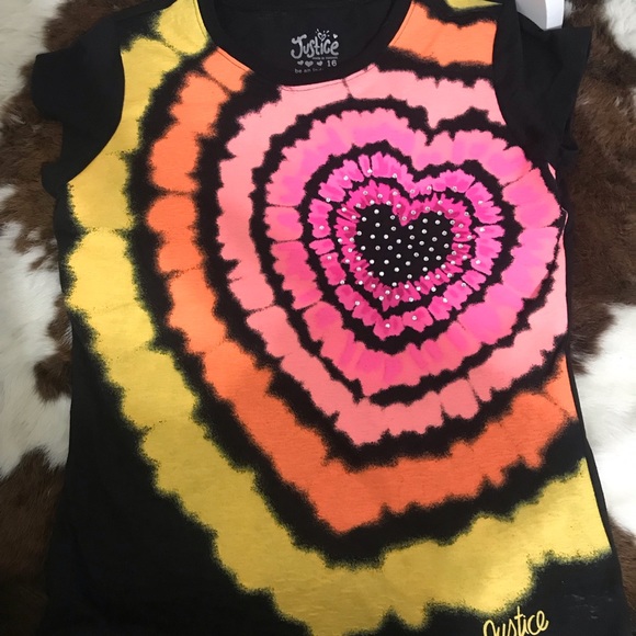 Justice Other - NWT Justice girls rhinestone shirt